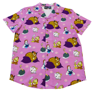 Cakeworthy Disney Beauty and the Beast Button Up Shirt