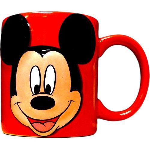 Disney Mickey Mouse Full Face 11oz Ceramic Relief Mug