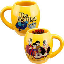 Load image into Gallery viewer, The Beatles Yellow Submarine 18 Ounce Oval Ceramic Mug