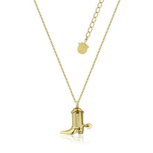 Load image into Gallery viewer, Disney Couture Kingdom Pixar Toy Story Gold-Plated Woody Boot Necklace