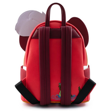 Load image into Gallery viewer, Loungefly Disney Captain Hook Cosplay Mini Backpack Back View