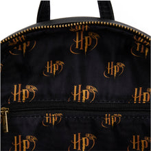 Load image into Gallery viewer, Loungefly Harry Potter Trilogy Triple Pocket Mini Backpack