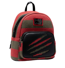 Load image into Gallery viewer, Loungefly Nightmare on Elm Street Freddy Sweater Mini Backpack w/ Bag Charm