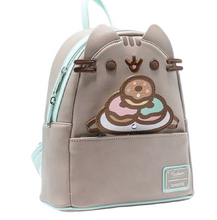 Load image into Gallery viewer, Loungefly Pusheen Plate O Donuts Cosplay Mini Backpack Side View
