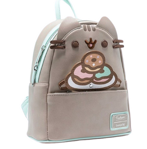 Loungefly Pusheen Plate O Donuts Cosplay Mini Backpack Side View