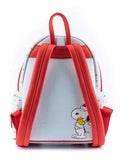 Load image into Gallery viewer, Loungefly Peanuts Glow in the Dark Gift Giving Snoopy &amp; Woodstock Mini Backpack
