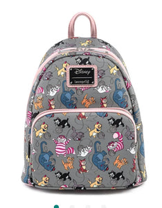Loungefly Disney Cats All Over Print Mini Backpack