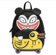Load image into Gallery viewer, Loungefly Disney NBC Scary Teddy and Undead Duck Mini Backpack and Bi-fold Wallet