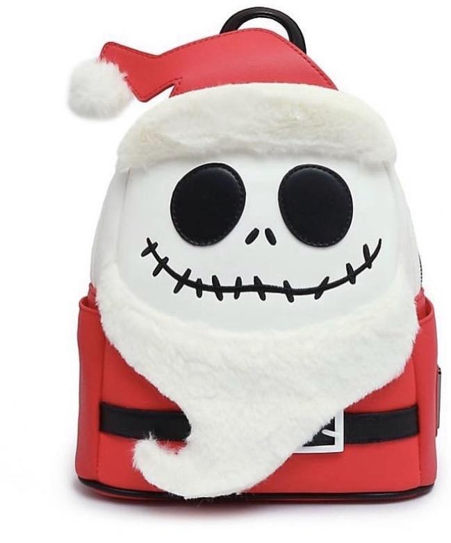 Loungefly Disney NBC Christmas Jack Cosplay Flap Mini Backpack and Fla ...