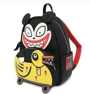 Loungefly Disney NBC Scary Teddy and Undead Duck Mini Backpack and Bi-fold Wallet