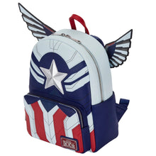 Load image into Gallery viewer, Loungefly Marvel Falcon Captain America Cosplay Mini Backpack