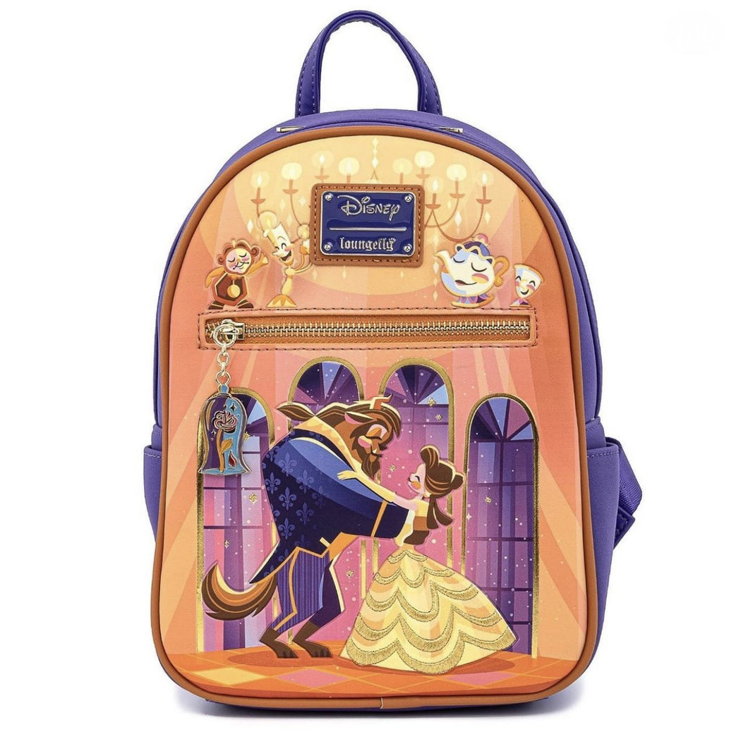 Loungefly Disney Beauty And The Beast Ballroom Scene Mini Backpack