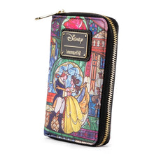 Load image into Gallery viewer, Loungefly Disney Beauty And The Beast Belle Castle Zip Around Wallet
