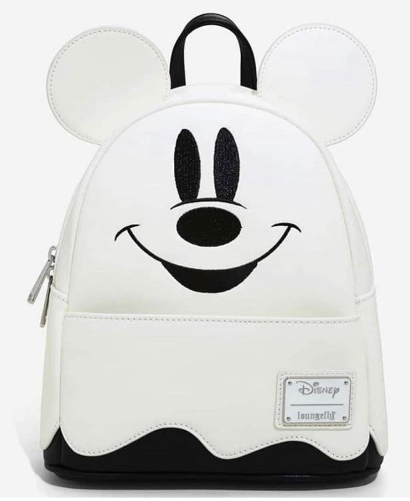 Loungefly Disney Mickey Ghost Mini Backpack - GLOWS IN THE DARK