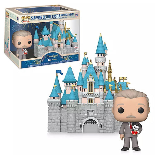 Sleeping Beauty Castle and Walt Disney Pop! Town Vinyl Set by Funko