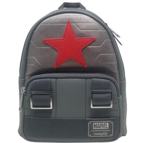 Loungefly Marvel Winter Soldier Cosplay Backpack Front