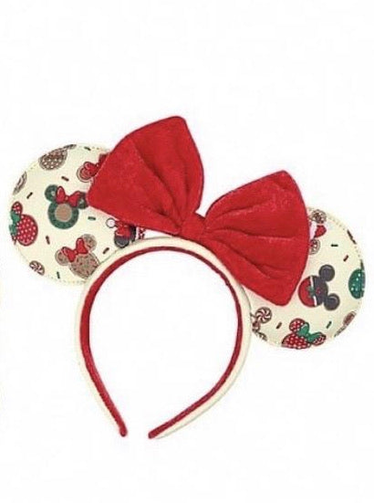 Loungefly Disney Christmas Mickey and Minnie Cookie Ears