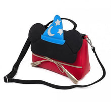 Load image into Gallery viewer, Loungefly Disney Sorcererer Mickey Cosplay Crossbody side