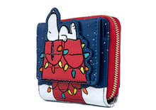 Load image into Gallery viewer, Loungefly Peanuts Holiday Snoopy House Wallet side