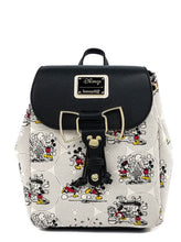 Load image into Gallery viewer, Loungefly Disney Minnie Mouse Bow Hardware All Over Print Backpack front