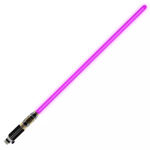 Load image into Gallery viewer, Mace Windu Legacy Custom Lightsaber Collectible Set w/Blade Belt Clip Stand