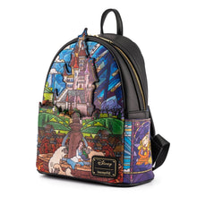 Load image into Gallery viewer, Loungefly Disney Princess Castle Series Belle Beauty and the Beast Mini Backpack