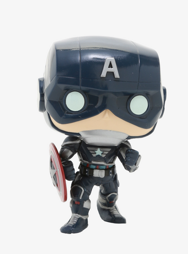 Funko Pop! Marvel Avengers Gamerverse Captain America Vinyl Bobble-Head Full View