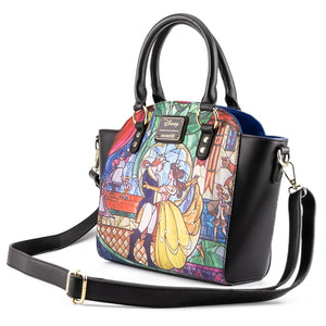 Loungefly Disney Beauty And The Beast Belle Castle Crossbody Bag