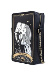 Load image into Gallery viewer, Loungefly Disney Nightmare Before Christmas Tarot Card Passport Bag