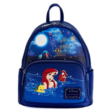 Load image into Gallery viewer, Loungefly Disney The Little Mermaid Ariel Fireworks Mini Backpack
