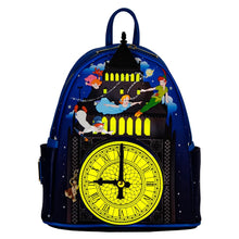 Load image into Gallery viewer, Loungefly Disney Peter Pan Glow in the Dark Clock Mini Backpack