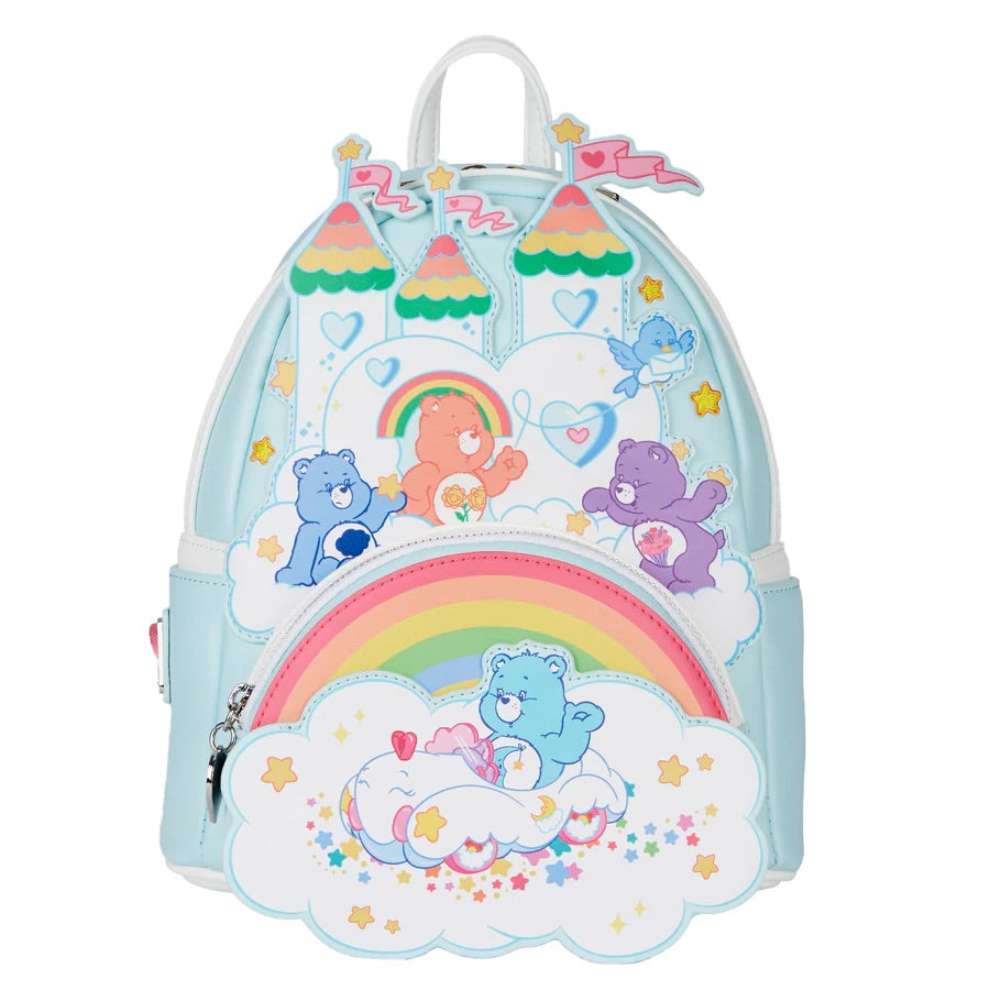 Loungefly Care Bears Care-a-lot Castle 40th Anniversary Mini Backpack