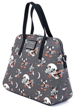 Load image into Gallery viewer, Loungefly Disney Mickey Minnie Halloween Vamp Witch AOP Crossbody Bag