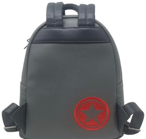 Loungefly Marvel Winter Soldier Cosplay Backpack Back