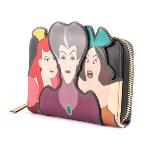 Loungefly Disney Villains Scene Evil Stepmother And Step Sisters Wallet