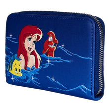 Load image into Gallery viewer, Loungefly Disney The Little Mermaid Ariel Fireworks Zip Around Wallet