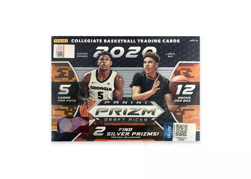 2020 NBA Prizm Draft Picks Collegiate Basketball Trading Card Mega Box
