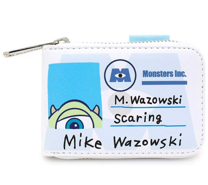 Loungefly Pixar Monster Inc. Mike & Sully Accordian Cardholder Front