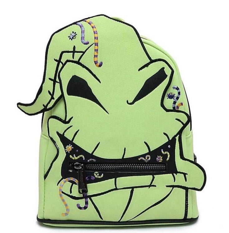 Loungefly Disney Nightmare Before Christmas Oogie Boogie Creepy Crawlies Mini Backpack Front View