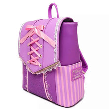 Load image into Gallery viewer, Loungefly Disney Rapunzel Dress Cosplay Backpack