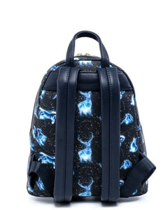 Loungefly Harry Potter Expecto Patronum All Over Print Mini Backpack Rear View