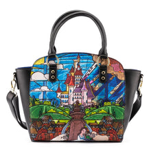 Load image into Gallery viewer, Loungefly Disney Beauty And The Beast Belle Castle Crossbody Bag