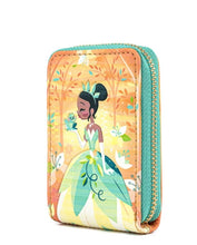 Load image into Gallery viewer, Loungefly Disney Princess and the Frog Tiana Accordion Wallet side