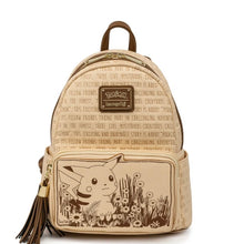 Load image into Gallery viewer, Loungefly Pokemon Sepia Pikachu Mini Backpack