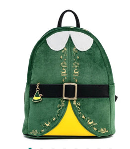 Loungefly Elf Buddy Cosplay Mini Backpack front