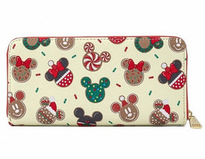 Loungefly Disney Christmas Mickey and Minnie Cookie Wallet Back