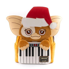 Load image into Gallery viewer, Loungefly Gremlins Gizmo Holiday Cosplay with Removable Hat Mini Backpack