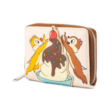 Load image into Gallery viewer, Loungefly Disney Chip And Dale Sweet Treats Zip Around Wallet