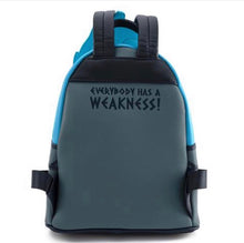 Load image into Gallery viewer, Everybody has a weakness Loungefly Disney Villains Hades Cosplay Mini Backpack Back View
