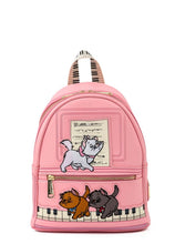 Load image into Gallery viewer, Loungefly Disney Aristocats Piano Kitties Mini Backpack front